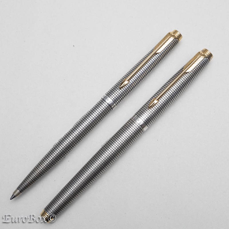 ѡ ǯɮ/ܡڥ 75  С PARKER 75 Cisele Sterling Silver Pen/Ballpoint(set of 2) - 桼ܥå