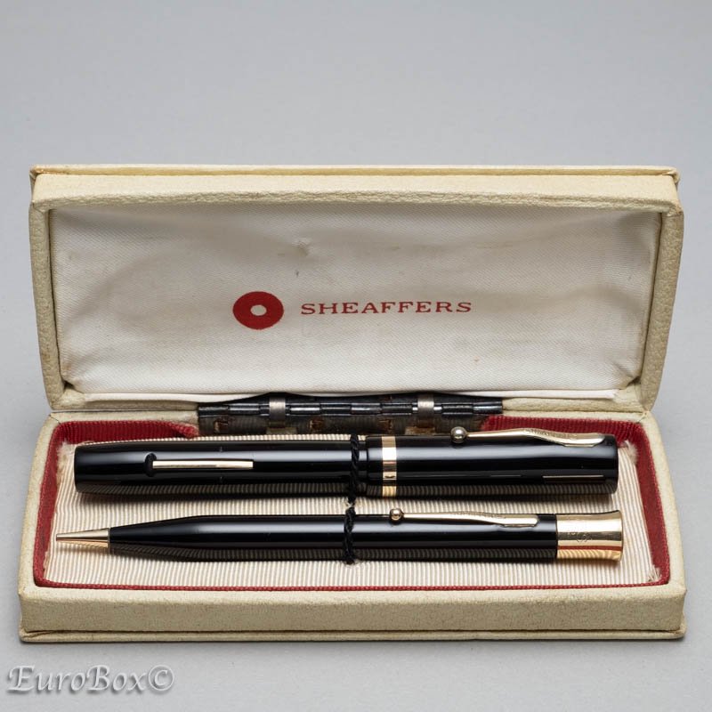 シェーファー ライフタイム ブラック 万年筆/ペンシルセット SHEAFFER Life Time Black Pen/Pencil -  ユーロボックス - Euro Box