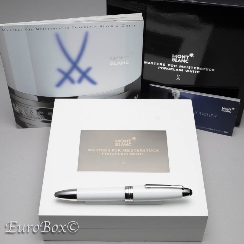 モンブラン マスターズ フォー マイスターシュテュック ポーセリン ホワイト MONTBLANC Masters for Meisterstück  Porcelain White - Euro Box