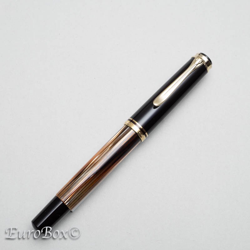 ペリカン 万年筆 M400SE ブラウンストライプ Pelikan M400SE Brown Stripe - ユーロボックス - Euro Box