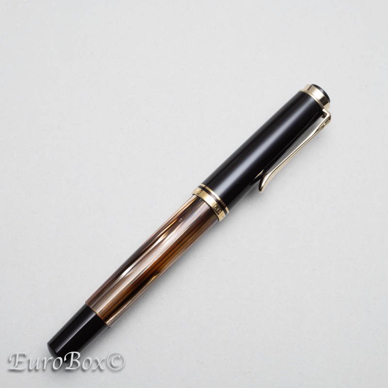 ペリカン 万年筆 M400SE ブラウンストライプ Pelikan M400SE Brown Stripe - ユーロボックス - Euro Box