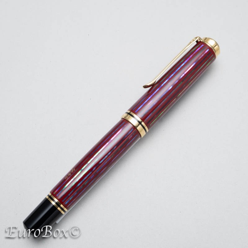 ペリカン 万年筆 M1000 螺鈿 暁 Pelikan M1000 Raden Sunrise Red - ユーロボックス - Euro Box