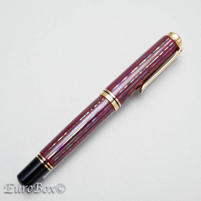 ペリカン 万年筆 M1000 螺鈿 暁 Pelikan M1000 Raden Sunrise Red - ユーロボックス - Euro Box