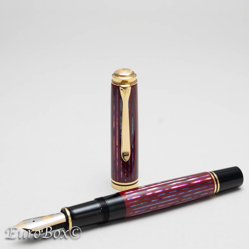 ペリカン 万年筆 M1000 螺鈿 暁 Pelikan M1000 Raden Sunrise Red - ユーロボックス - Euro Box