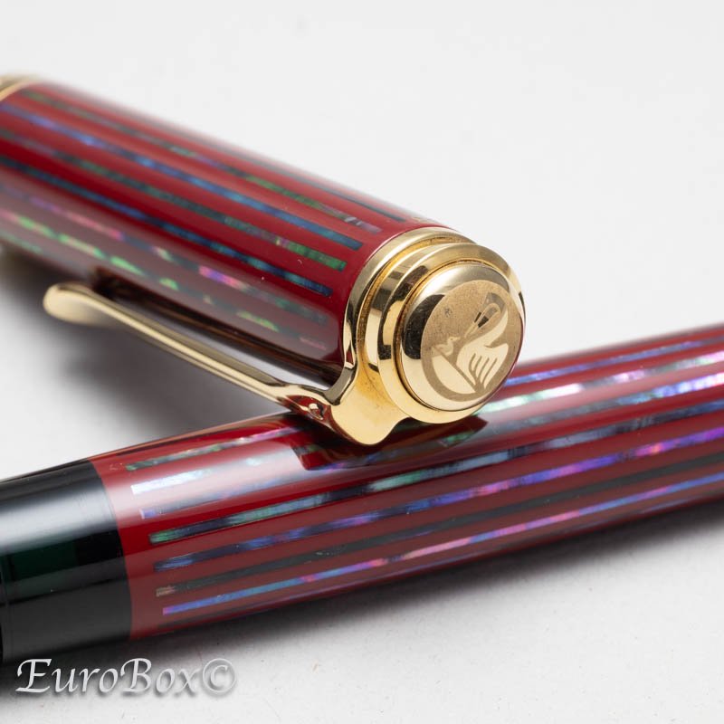 ペリカン 万年筆 M1000 螺鈿 暁 Pelikan M1000 Raden Sunrise Red - ユーロボックス - Euro Box