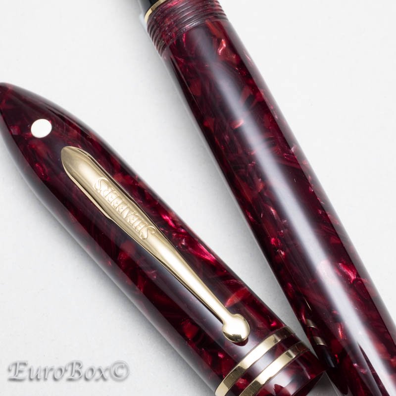 シェーファー 万年筆 バランス マーブル クリムゾングロー SHEAFFER Balance Marble Crimson Glow -  ユーロボックス - Euro Box