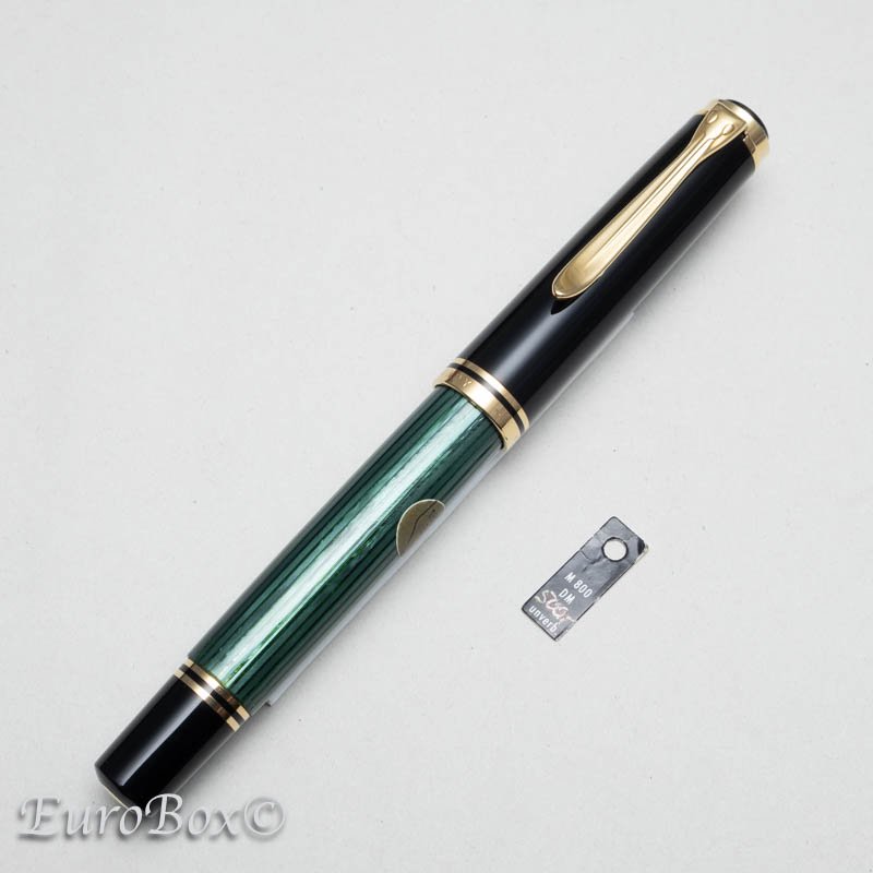 ペリカン 万年筆 スーベレーン M800 グリーンストライプ 旧型 Pelikan Souveran M800 Green Stripe -  ユーロボックス - Euro Box