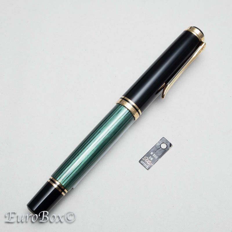 ペリカン 万年筆 スーベレーン M800 グリーンストライプ 旧型 Pelikan Souveran M800 Green Stripe -  ユーロボックス - Euro Box