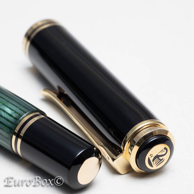 ペリカン 万年筆 スーベレーン M800 グリーンストライプ 旧型 Pelikan Souveran M800 Green Stripe -  ユーロボックス - Euro Box