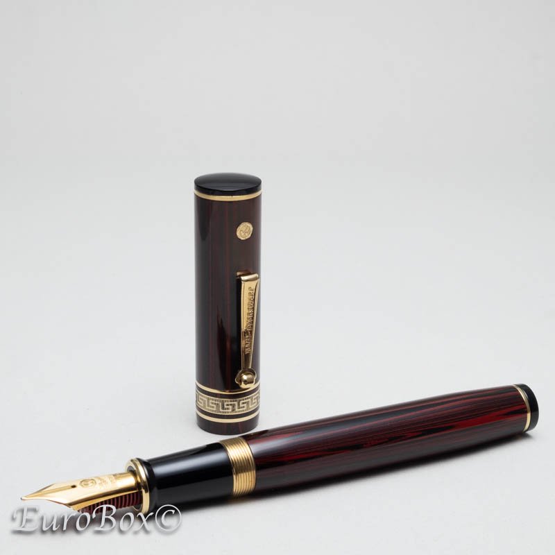 ウォール・エバーシャープ 万年筆 デコバンド エボナイト ローズウッド WAHL EVERSHARP DECOBAND Rose Wood  Ebonite - ユーロボックス - Euro Box