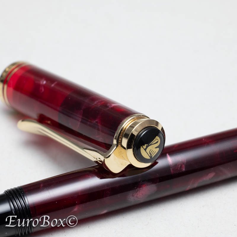 ペリカン 万年筆 スーベレーン M320 ルビーレッド Pelikan Souveran M320 Ruby Red - ユーロボックス - Euro  Box