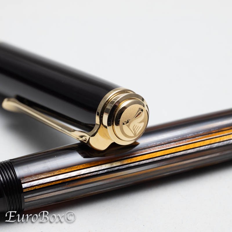 ペリカン 万年筆 スーベレーン M800 茶縞 Pelikan Souveran M800 Tortoiseshell Brown - ユーロボックス  - Euro Box