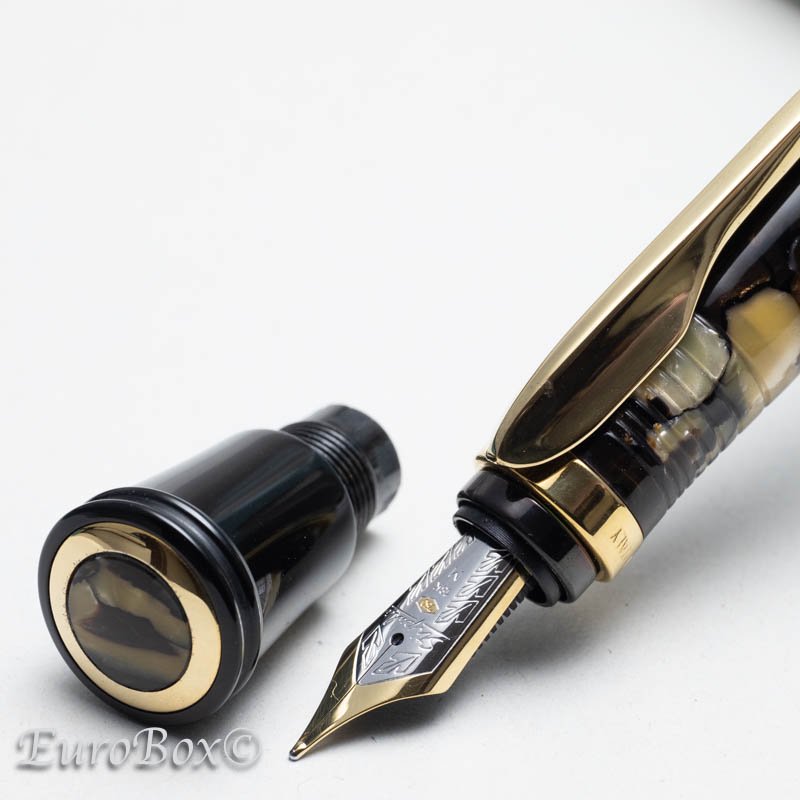 スティピュラ アイリス セルロイド 万年筆 Stipula Iris Retractable Nib Fountain Pen - ユーロボックス -  Euro Box