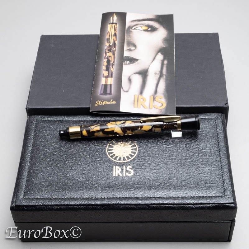 スティピュラ アイリス セルロイド 万年筆 Stipula Iris Retractable Nib Fountain Pen - ユーロボックス -  Euro Box