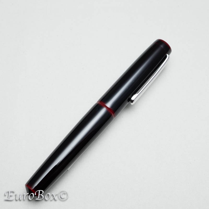 中屋万年筆 ピッコロ ライター 黒溜 NAKAYA Piccolo Writer Kuro-tamenuri(Black) - ユーロボックス -  Euro Box