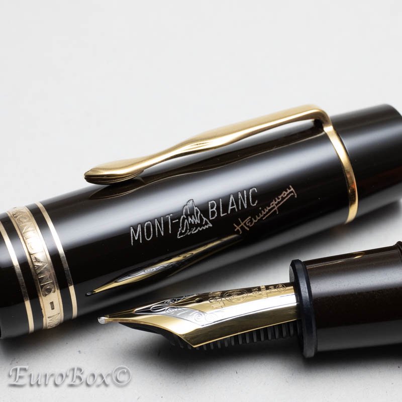 モンブラン 万年筆 作家シリーズ1992 ヘミングウェイ MONTBLANC Hemingway Writers Edition 1992 -  ユーロボックス - Euro Box