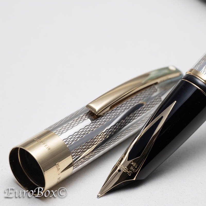 シェーファー 万年筆 レガシー ヘリテージ シルバー SHEAFFER LEGACY Heritage Sterling Silver -  ユーロボックス - Euro Box