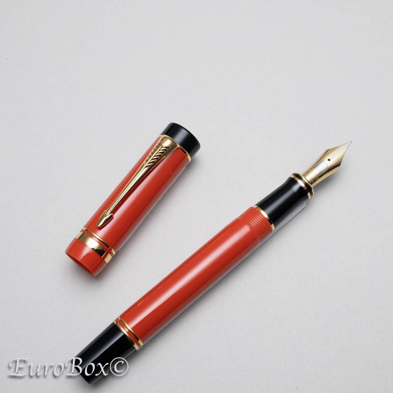 パーカー 万年筆/ペンシルセット デュオフォールド オレンジ 1990 PARKER Duofold Orange 1990 (2pcs.)-  ユーロボックス - Euro Box