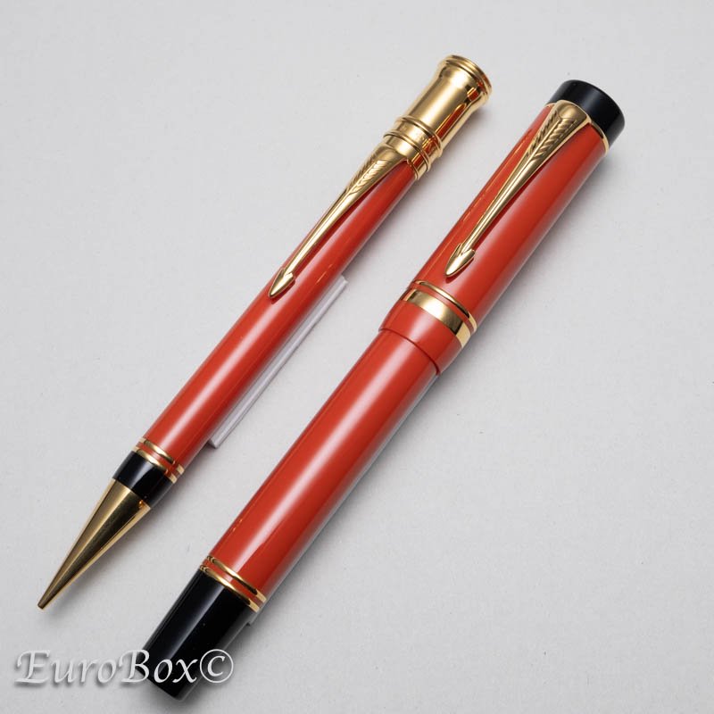 ѡ ǯɮ/ڥ󥷥륻å ǥ奪ե  1990 PARKER Duofold Orange 1990 (2pcs.)- 桼ܥå