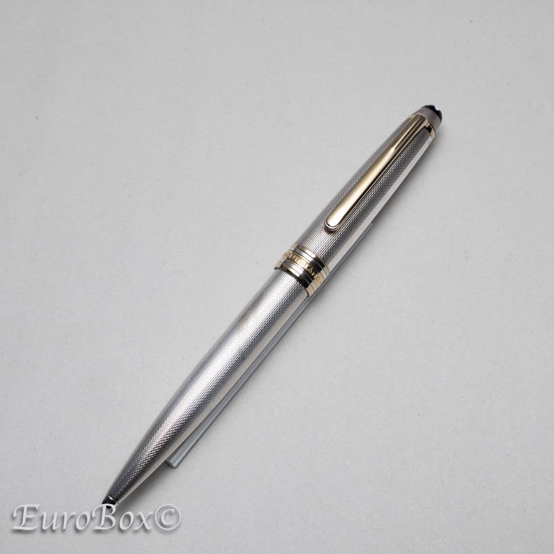 モンブラン ボールペン ソリテール 1646 シルバー バーレイ MONTBLANC Meisterstuck Solitaire 1646  Silver Barley Ballpoint Pen - Euro Box