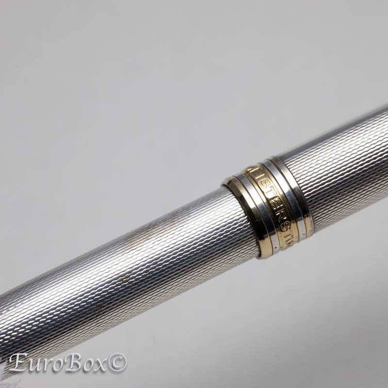 モンブラン ボールペン ソリテール 1646 シルバー バーレイ MONTBLANC Meisterstuck Solitaire 1646  Silver Barley Ballpoint Pen - Euro Box