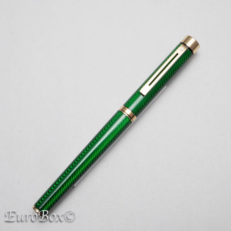 シェーファー 万年筆 タルガ 1086 モアレ ラッカー グリーン SHEAFFER Targa 1086 Moire Lacquer Green -  ユーロボックス - Euro Box