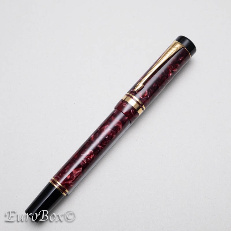 ѡ ǯɮ ǥ奪ե 󥿡ʥʥ ޡ֥å PARKER Duofold International Marble Red - 桼ܥå