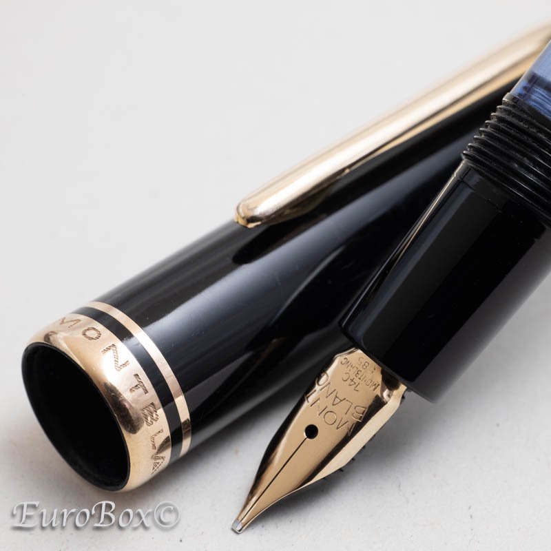 モンブラン 万年筆 1254 ブラック MONTBLANC 1254 Black - ユーロ