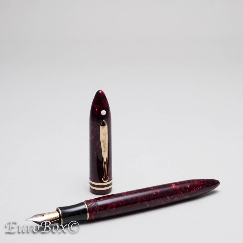 シェーファー 万年筆 バランス マーブル クリムゾングロー SHEAFFER Balance Crimson Glow Burgundy Marble  - Euro Box