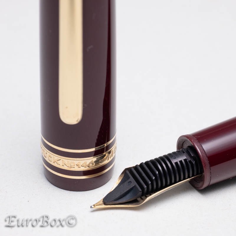 モンブラン 万年筆 マイスターシュテュック 146 ボルドー MONTBLANC Meisterstuck 146 Bordeaux -  ユーロボックス - Euro Box