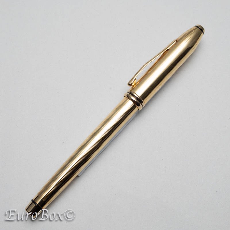 クロス 万年筆 タウンゼント 18Kゴールドプレート CROSS Townsend 18K Gold Plated - ユーロボックス - Euro  Box