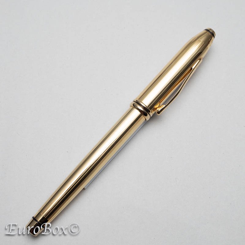 クロス 万年筆 タウンゼント 18Kゴールドプレート CROSS Townsend 18K Gold Plated - ユーロボックス - Euro  Box