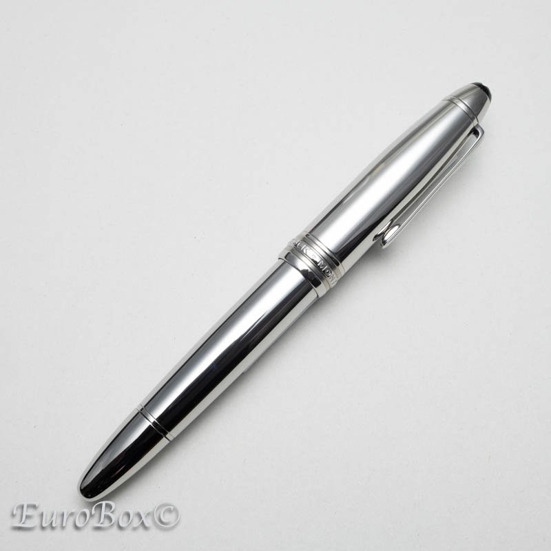 モンブラン 万年筆 ソリテール 23146 ステンレススチール MONTBLANC Solitaire 23146 Stainless Steel -  ユーロボックス - Euro Box