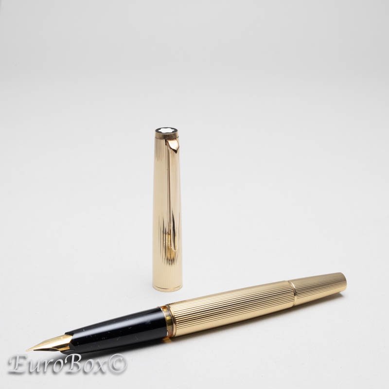 モンブラン 万年筆 マイスターシュテュック 1246 ゴールドプレート MONTBLANC Meisterstuck 1246 Gold Plated  - Euro Box