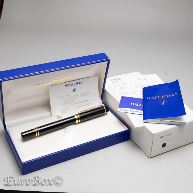 ウォーターマン 万年筆 ル・マン100 ブラック WATERMAN Le Man 100 Black - ユーロボックス - Euro Box