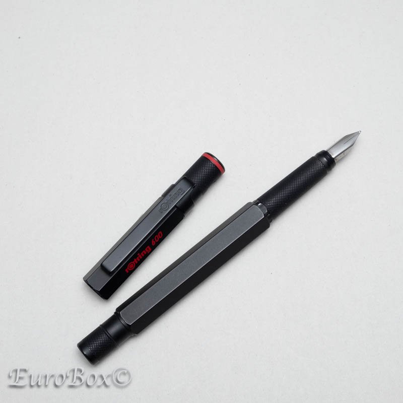 ロットリング 万年筆 600G ブラック rotring 600G Black - ユーロボックス - Euro Box