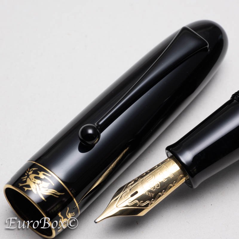 パイロット 万年筆 創立80周年 四神 漆黒 PILOT 80th Anniversary Shijin Black Urushi - Euro Box