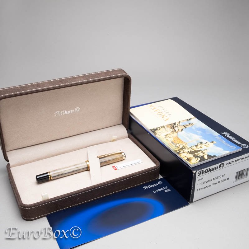 ペリカン 万年筆 世界の史跡シリーズ M620 ピアッツァ・ナヴォーナ Pelikan M620 Piazza Navona - ユーロボックス -  Euro Box