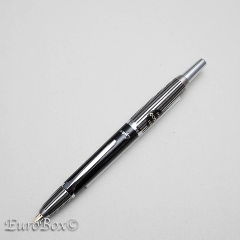 パイロット 万年筆 キャップレス C-400SS ブラックストライプ PILOT Vanishing Point C-400SS - ユーロボックス  - Euro Box