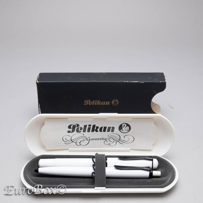 ペリカン 万年筆 M100/K100 ホワイト セット Pelikan M100/K100 White(2) - ユーロボックス - Euro Box