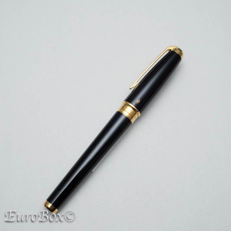 エス・テー・デュポン 万年筆 オランピオ 純正黒漆 ゴールド S.T.Dupont Olympio Black Lacquer - ユーロボックス -  Euro Box