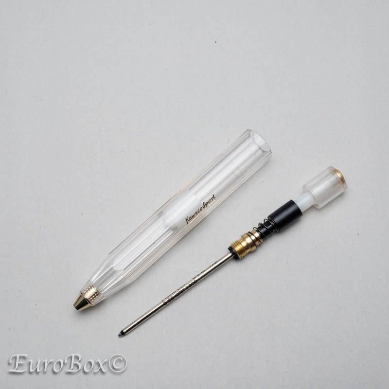 カヴェコ ボールペン クラシック スポーツ スケルトン KAWECO Classic Sport Transparent Ballpoint Pen  - Euro Box