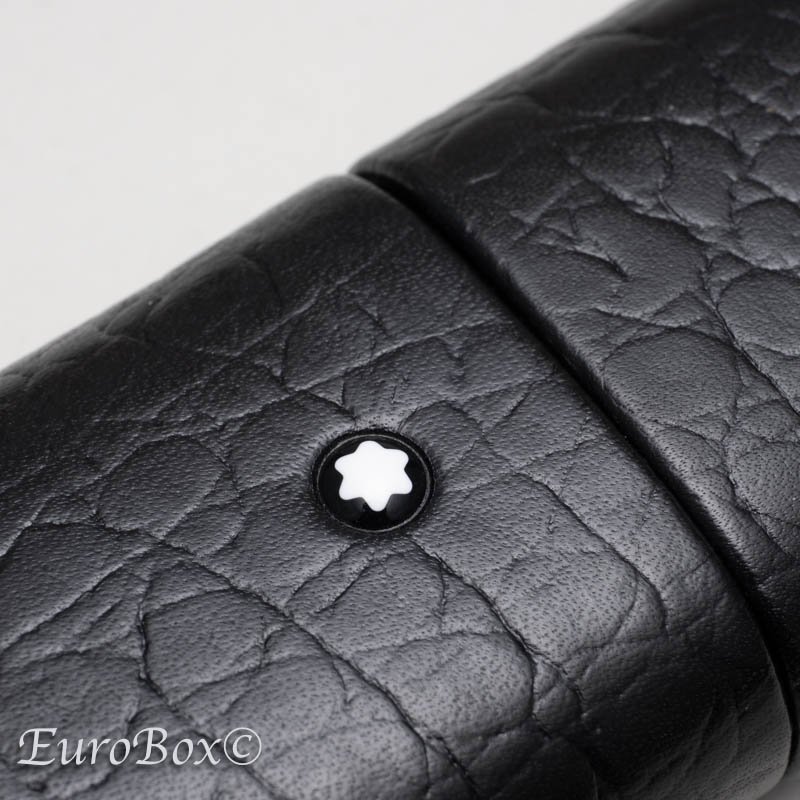 モンブラン ペンケース フローレンス クロコダイル・スタイル ブラック MONTBLANC Florence Leather Pen Case -  Black Crocodile - Euro Box
