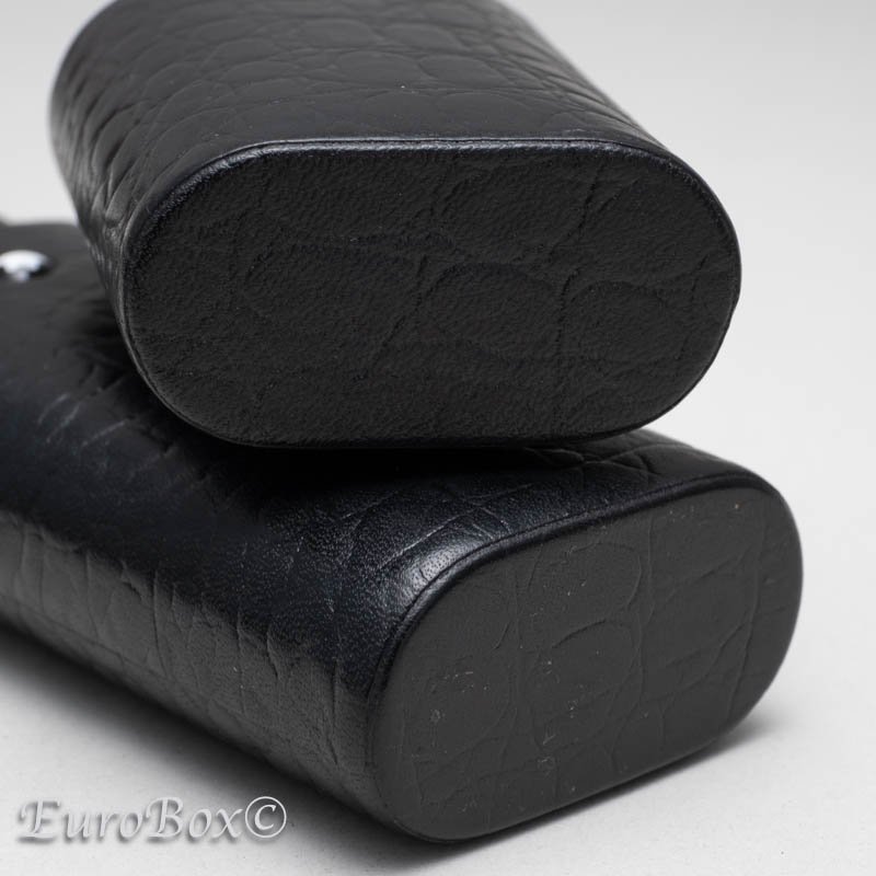 モンブラン ペンケース フローレンス クロコダイル・スタイル ブラック MONTBLANC Florence Leather Pen Case -  Black Crocodile - Euro Box