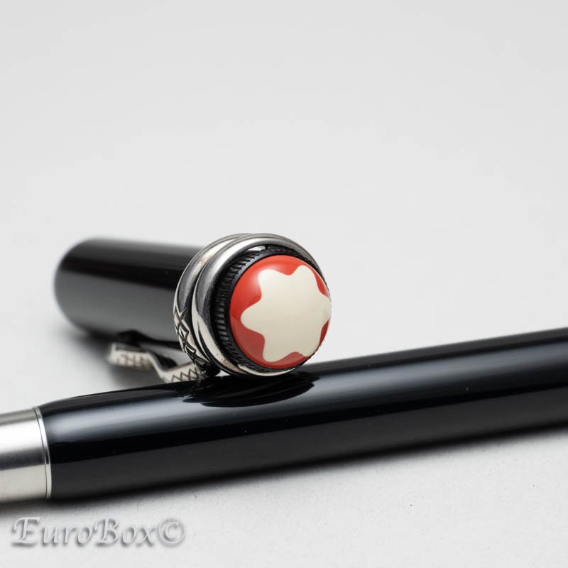 モンブラン ローラーボール ヘリテイジ コレクション ルージュ・エ・ノワール ブラック MONTBLANC Rollerball Heritage  Rouge et Noir Black - Euro Box