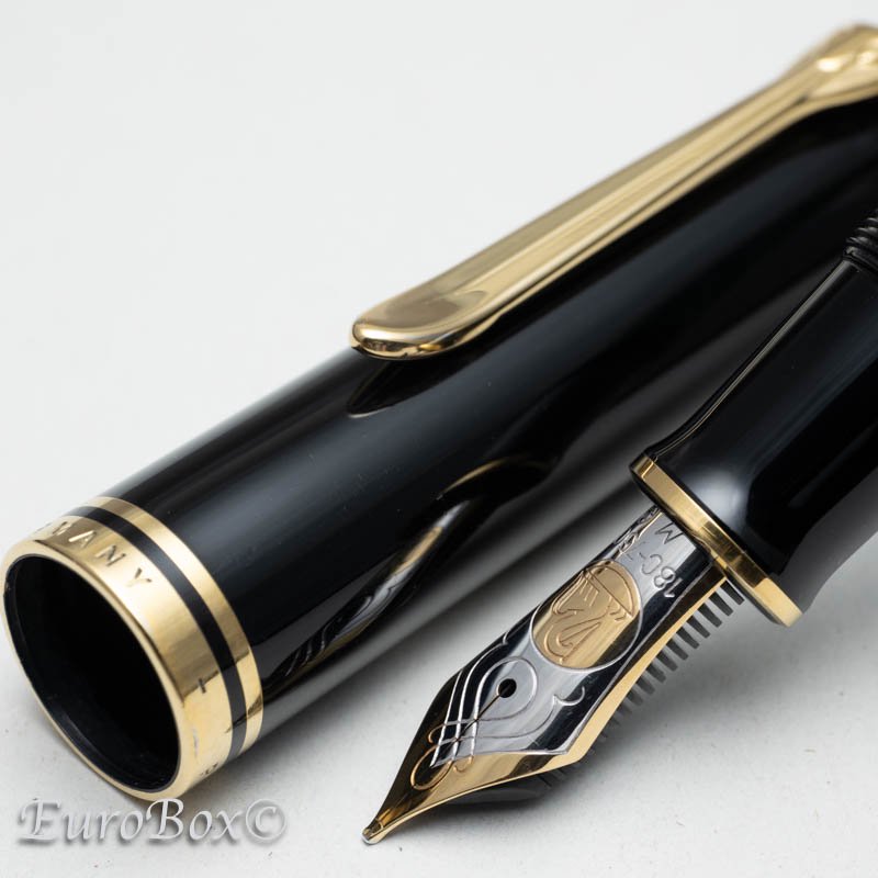 ペリカン 万年筆 スーベレーン M800 グリーンストライプ 旧型 Pelikan Souveran M800 Green Stripe - Euro  Box