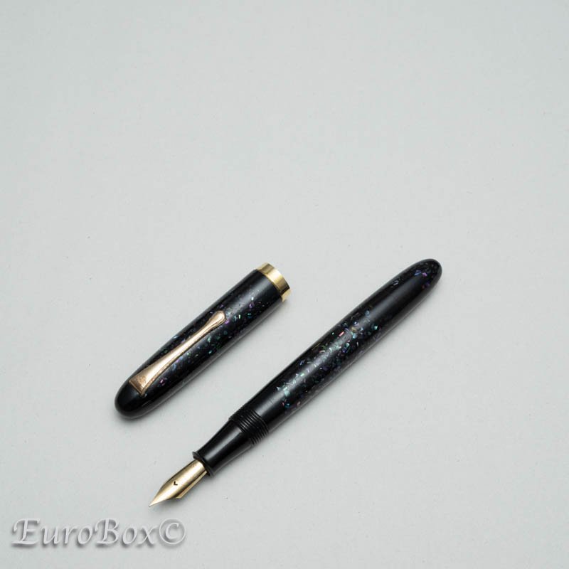 四菱 螺鈿蒔絵万年筆 インキ止め式 YOTSUBISHI Raden Maki-e Pen - Shut-off Valve - Euro Box