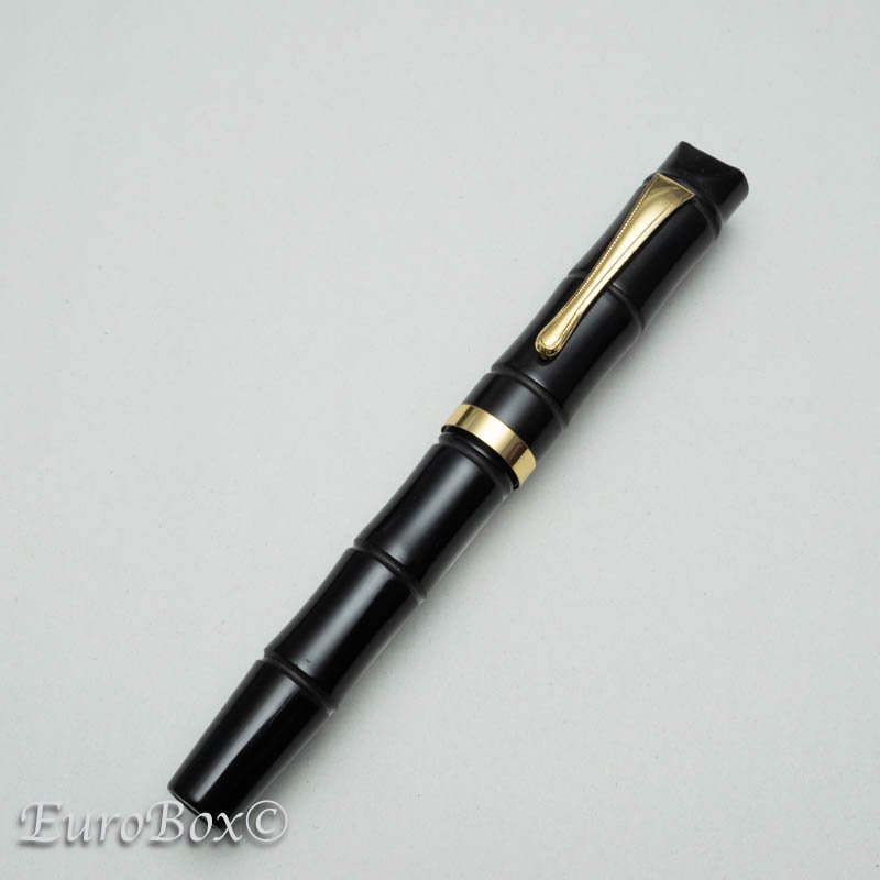 酒井栄助 万年筆 竹 インキ止め式 SAKAI EISUKE Bamboo Pen - Shut-Off Valve - Euro Box