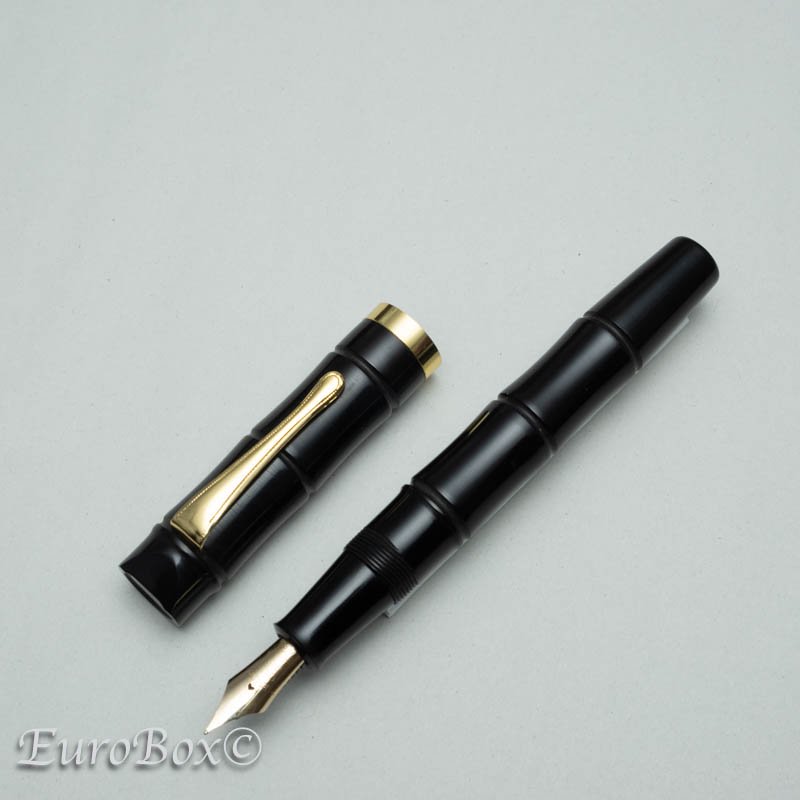 酒井栄助 万年筆 竹 インキ止め式 SAKAI EISUKE Bamboo Pen - Shut-Off Valve - Euro Box