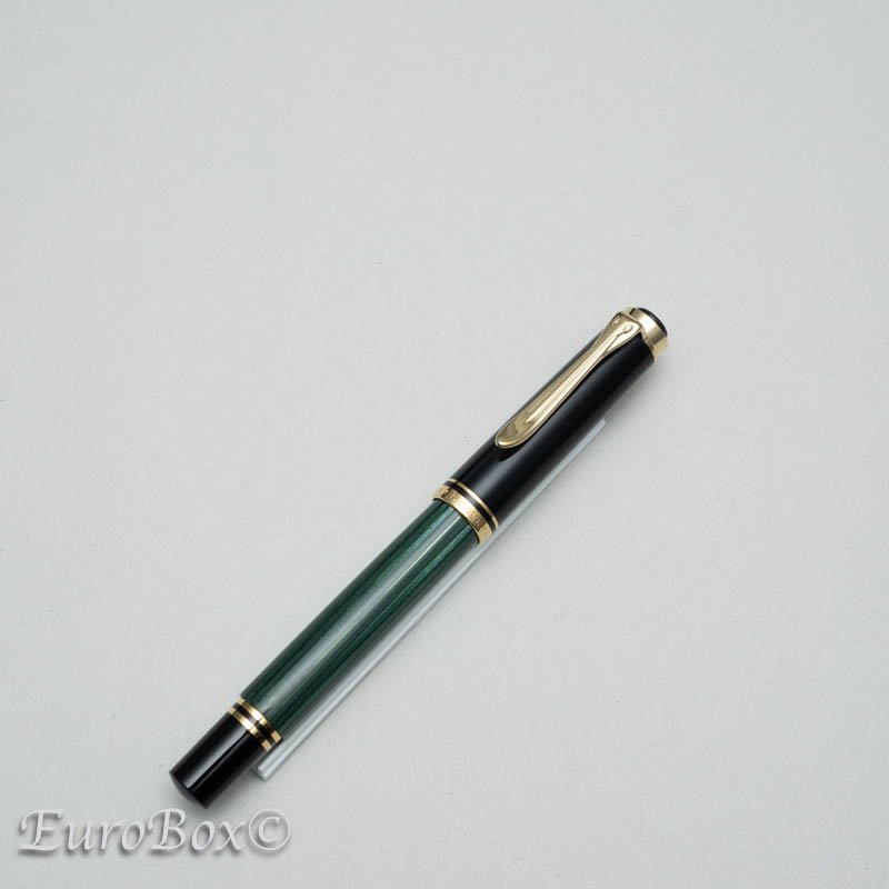 ペリカン 万年筆 スーベレーン M300 グリーンストライプ 旧型 Pelikan Souveran M300 Green Stripe - Euro  Box